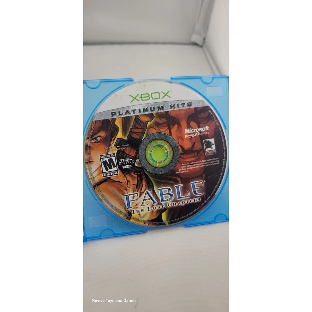 Fable: The Lost‎ Chapters (Microsoft Xbox, 2004) Disc Only Tested and Working